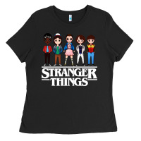 Black stranger kids Ladies Tee - artisFamous