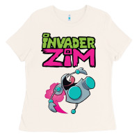Bone Invader Zim Gir Ladies Tee - artisFamous