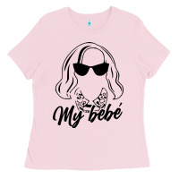Bubblegum Pink my bebe moira rose Ladies Tee - artisFamous
