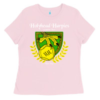 Bubblegum Pink holyhead harpies Ladies Tee - artisFamous