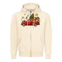 Sandshell Christmas truck Zipper Hoodie - AdoDesignShop