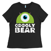 Black googly bear Ladies Tee - artisFamous