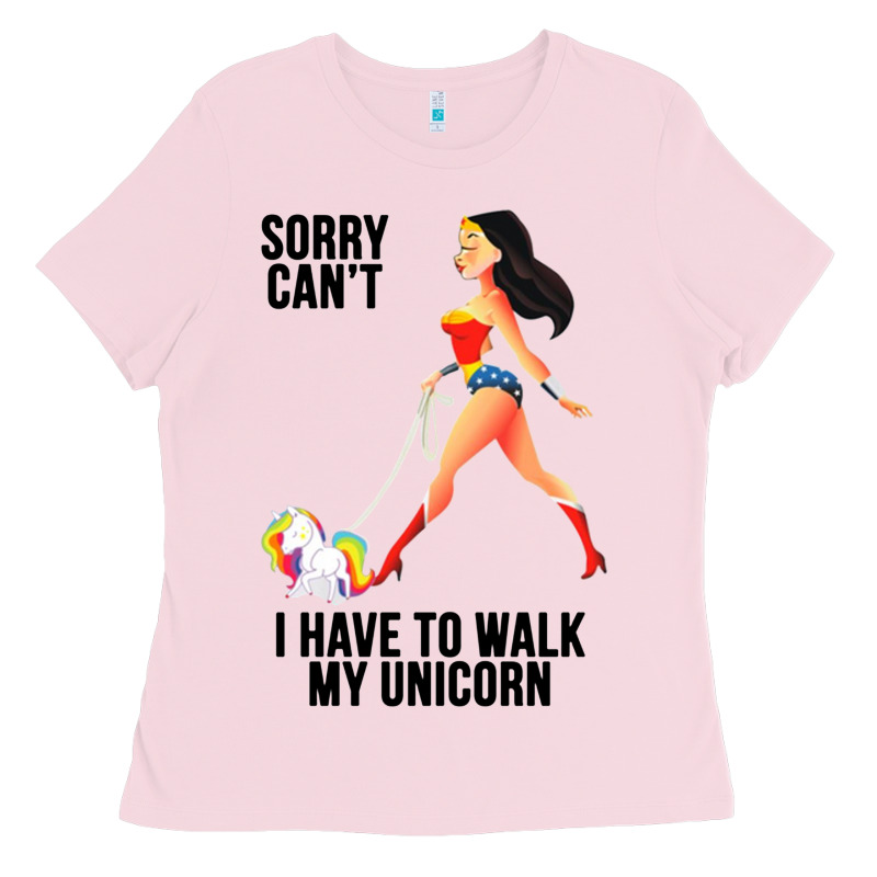 Wonder Woman Sorry Can't Ladies Tee by artisFamous | Teevron