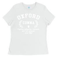 White funny english grammar nerd Ladies Tee - artisFamous