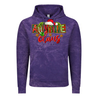 Cloud Purple christmas auntie claus Vintage Hoodie - FaDigitalArtStudio