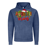Vintage Denim christmas auntie claus Vintage Hoodie - FaDigitalArtStudio