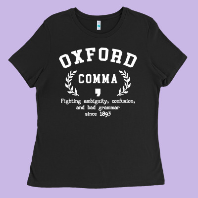 Funny English Grammar Nerd Ladies Tee Designed By Artisfamous