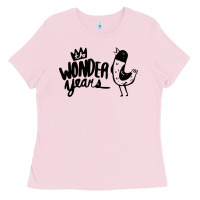 Bubblegum Pink The Wonder Years Ladies Tee - artisFamous