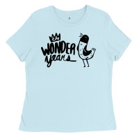Baby Blue The Wonder Years Ladies Tee - artisFamous