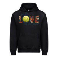 Black softball love of the game Urban Hoodie - JahusDesignShop