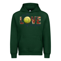 Forest Green softball love of the game Urban Hoodie - JahusDesignShop