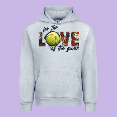 Softball Love Of The Game Urban Hoodie Designed By Jahusdesignshop
