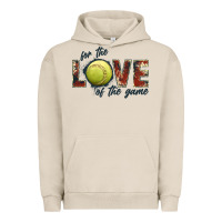 Pigment French Oak softball love of the game Urban Hoodie - JahusDesignShop