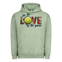 Pigment Oil Green softball love of the game Urban Hoodie - JahusDesignShop