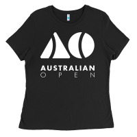 Black australian open Ladies Tee - artisFamous
