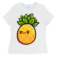 White pineapple fruits Ladies Tee - artisFamous