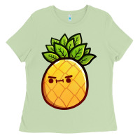 Matcha pineapple fruits Ladies Tee - artisFamous