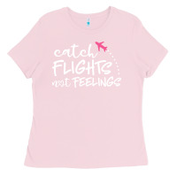 Bubblegum Pink flights Ladies Tee - artisFamous