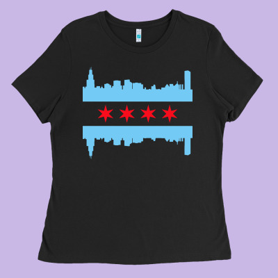 Awesome Chicago City Ladies Tee Designed By Artisfamous