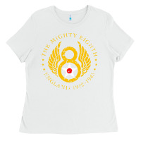 White mighty eighth   8th anniversary Ladies Tee - artisFamous