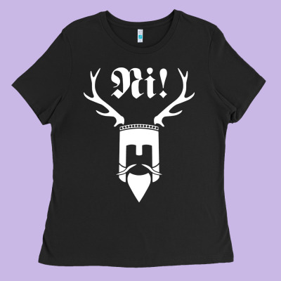 Monty Comedy Python Ladies Tee Designed By Artisfamous