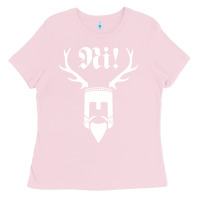 Bubblegum Pink monty comedy python Ladies Tee - artisFamous