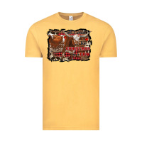 Vintage Mustard all i want for christmas is a cow Vintage Tee - RanaPortraitStore