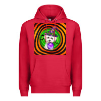 Cardinal halloween bichons frise dog Premium Hoodie - LillyAllenDesigns