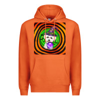 Carrot halloween bichons frise dog Premium Hoodie - LillyAllenDesigns