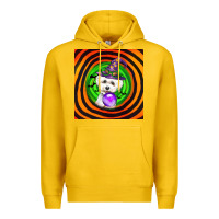 Lemon halloween bichons frise dog Premium Hoodie - LillyAllenDesigns
