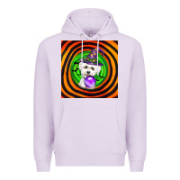 Lilac halloween bichons frise dog Premium Hoodie - LillyAllenDesigns