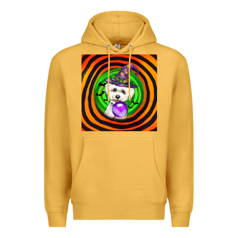 Halloween Bichons Frise Dog Premium Hoodie by LillyAllenDesigns | Teevron