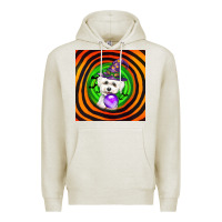 Oatmeal Heather halloween bichons frise dog Premium Hoodie - LillyAllenDesigns