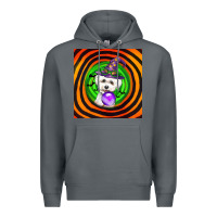 Rock halloween bichons frise dog Premium Hoodie - LillyAllenDesigns