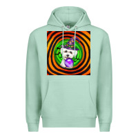 Seafoam halloween bichons frise dog Premium Hoodie - LillyAllenDesigns