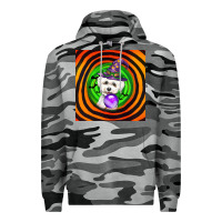 Slate Camo halloween bichons frise dog Premium Hoodie - LillyAllenDesigns