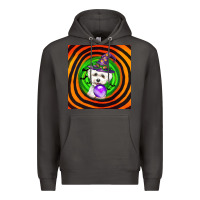 Smoke halloween bichons frise dog Premium Hoodie - LillyAllenDesigns