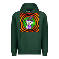 Sports Green halloween bichons frise dog Premium Hoodie - LillyAllenDesigns