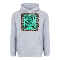 Heather Grey whiskey bent hell bound Heavyweight Hoodie - AdoDesignShop