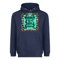 Navy whiskey bent hell bound Heavyweight Hoodie - AdoDesignShop