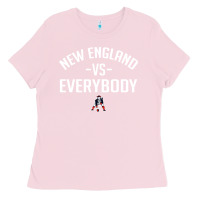 Bubblegum Pink new england everybody Ladies Tee - artisFamous