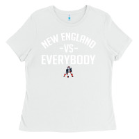 White new england everybody Ladies Tee - artisFamous