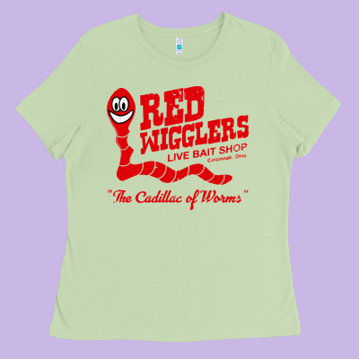 Red Wigglers Ladies Tee Designed By Artisfamous