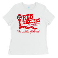 White red wigglers Ladies Tee - artisFamous