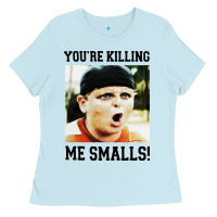 Baby Blue sandlot me smalls Ladies Tee - artisFamous