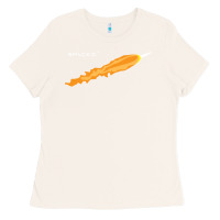 Bone SpaceX Rocket Ladies Tee - artisFamous