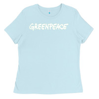 Baby Blue Greenpeace Ladies Tee - artisFamous