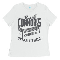 White Sarah Connor's Club - Gym & Fitness Ladies Tee - artisFamous