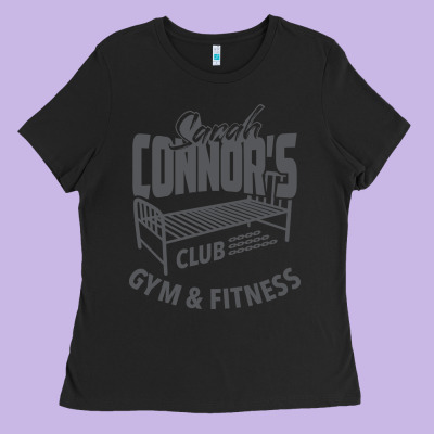 Sarah Connor's Club - Gym & Fitness Ladies Tee Designed By Artisfamous