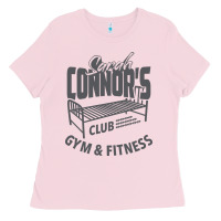 Bubblegum Pink Sarah Connor's Club - Gym & Fitness Ladies Tee - artisFamous